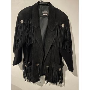 Leather Jacket outerwear by Phoenix Made in the USA size medium